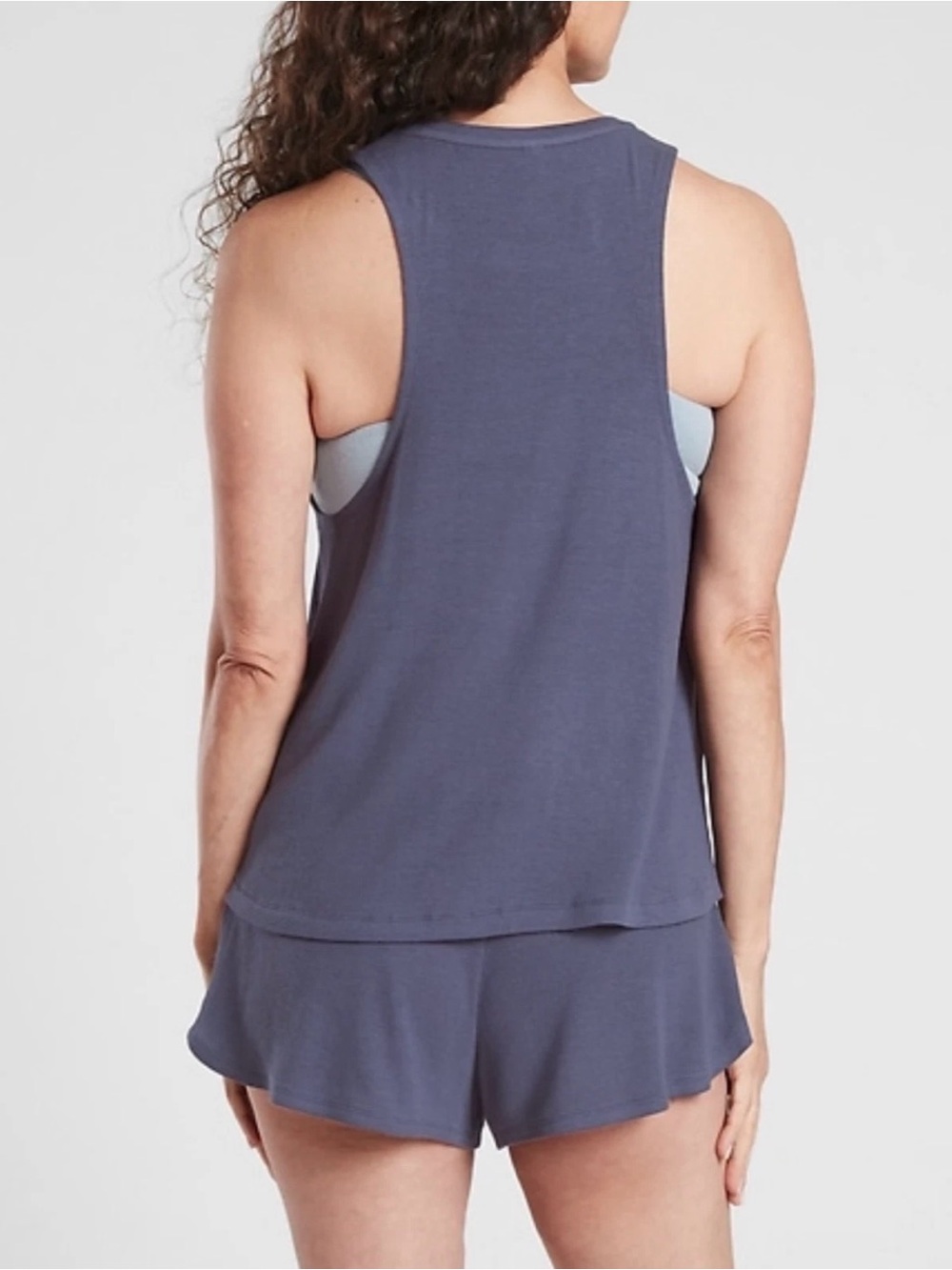 Athleta Well Rested Rib Tank in Blue - Picture 5 of 5